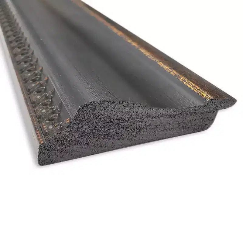 Miroir mural Thomas en bronze noir de 24 po x 30 po non biseauté