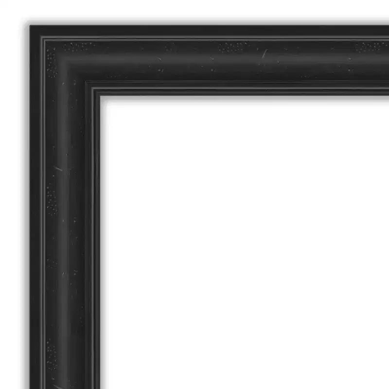 Miroir mural noir naufrage 42" x 30" non biseauté