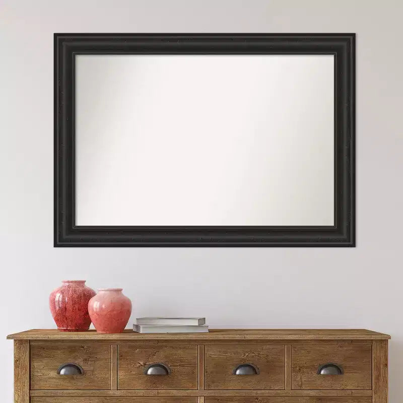 Miroir mural noir naufrage 42" x 30" non biseauté