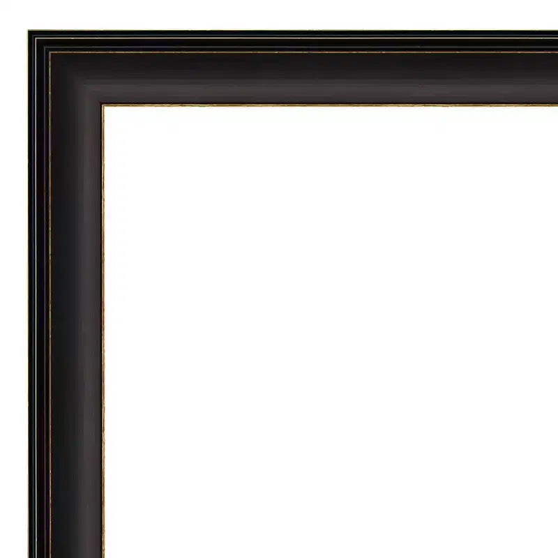33" x 27" Non-Beveled Trio Oil Rubbed Bronze Wall Mirror - : Modern Rectangle, Includes Mount Hardware