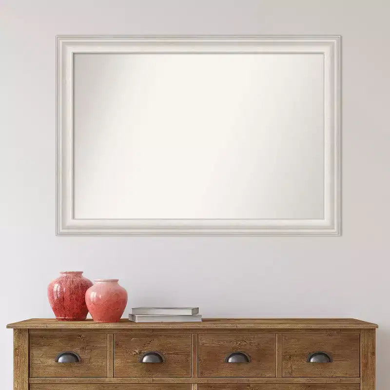 Miroir mural argenté trio délavé non biseauté de 41 po x 29 po
