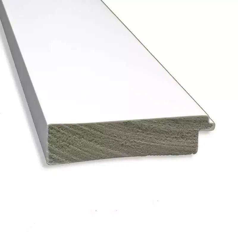 44" x 33" Non-Beveled Cabinet White Wall Mirror - : Modern Rectangle, Includes Mounting Hardware