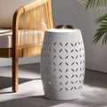 Fun little toys brand LILAC 12 Accent Side Table, Cylindrical Design End Table for Living Room, Family Room, or Entryway, Industrial