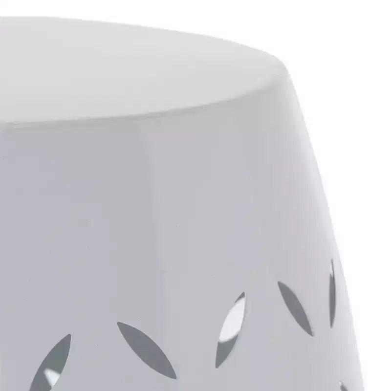Table d'appoint LILAC 12 Accent, table d'appoint cylindrique pour salon, salle familiale ou entrée, style industriel