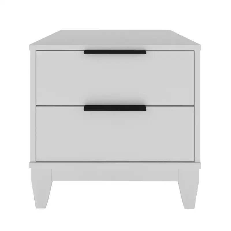 2 Drawer Easy Glide Modern Nightstand