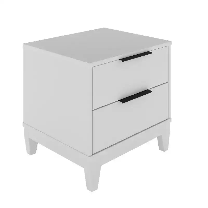 2 Drawer Easy Glide Modern Nightstand