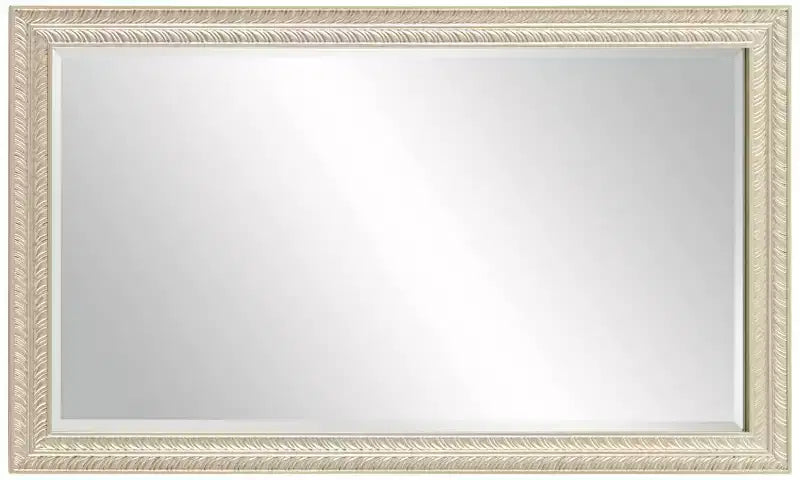 Rectangular Vanity Decorative Wall Mirror Modern Champagne Gold Wood Frame 24 Wide Bathroom Bedroom Living Home