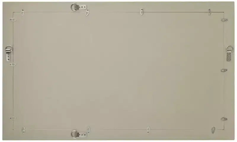 Miroir mural décoratif rectangulaire, cadre en bois doré champagne moderne 24 po, pour salle de bain, chambre à coucher, salon