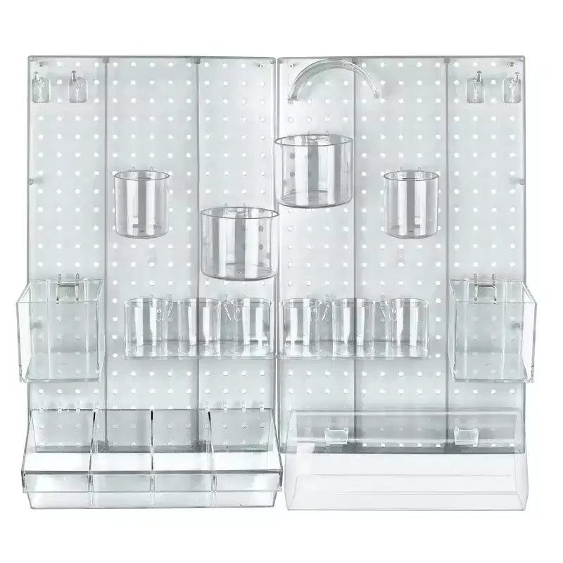 24-Piece Pegboard Wall Organizer Kit