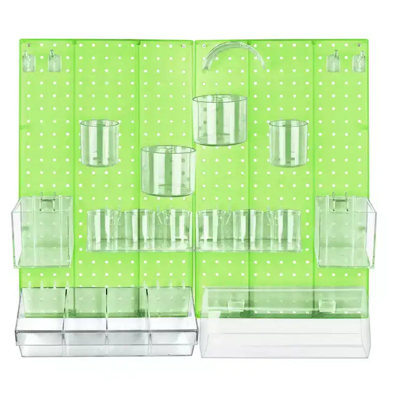 24-Piece Pegboard Wall Organizer Kit