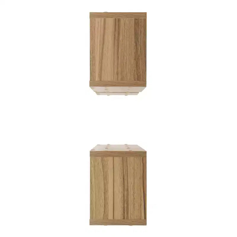 Lot de 3 étagères murales géométriques flottantes Bauhaus