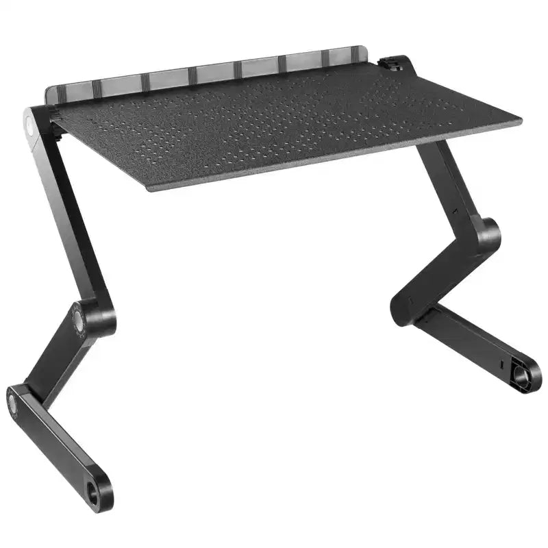 Support d'ordinateur portable réglable | Bureau debout portable | Grand plateau de lit en aluminium léger et multifonctionnel pour le travail, l'école et la maison