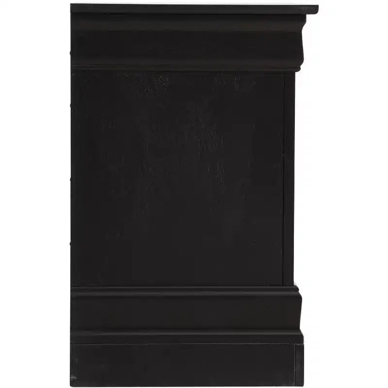 Table de chevet Louis Philippe à 2 tiroirs (61 cm H x 53 cm L x 41 cm P)