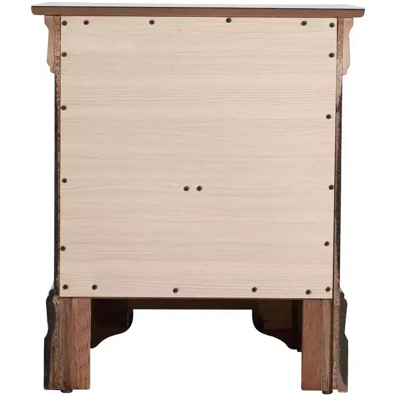 Table de chevet Louis Philippe à 2 tiroirs (61 cm H x 53 cm L x 41 cm P)