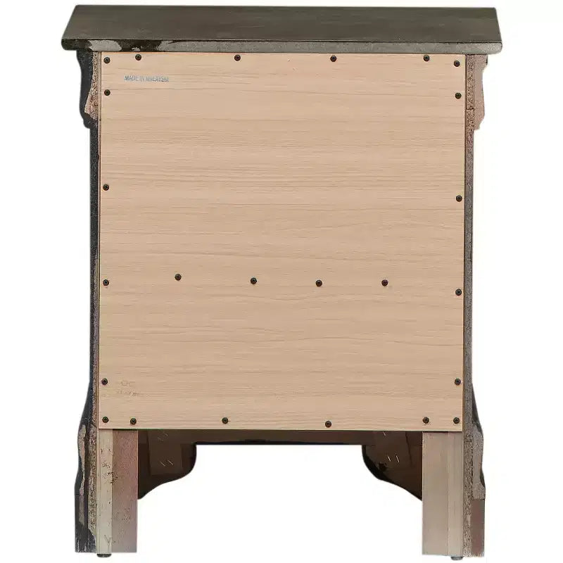 Table de chevet Louis Philippe à 2 tiroirs (61 cm H x 53 cm L x 41 cm P)