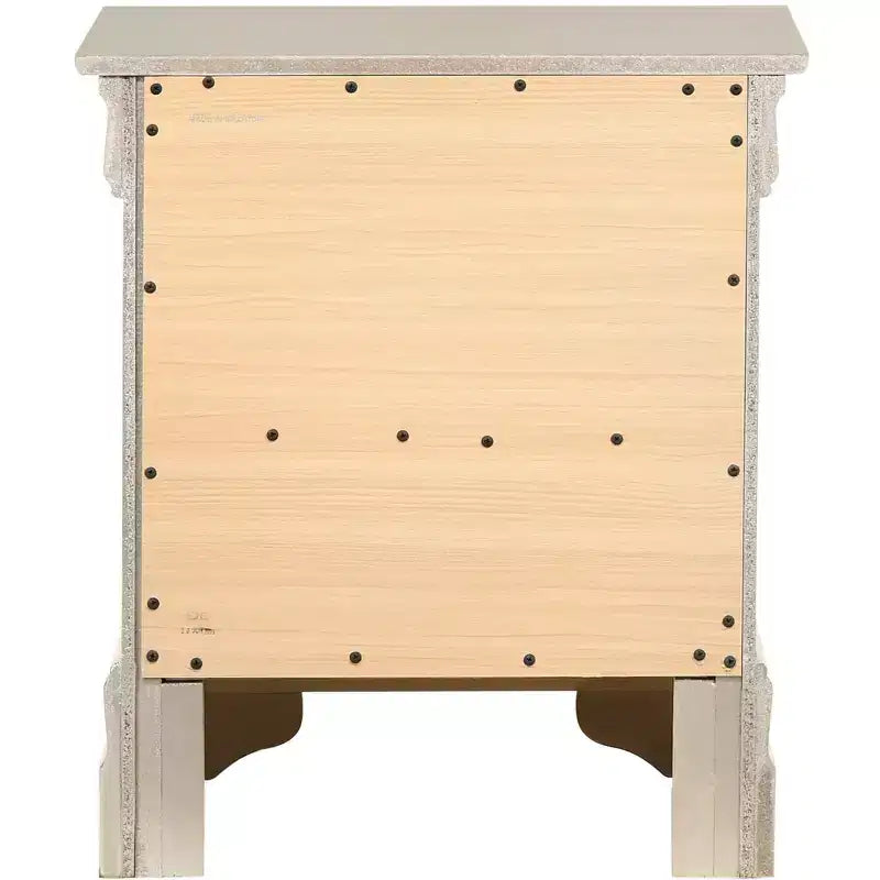 Table de chevet Louis Philippe à 2 tiroirs (61 cm H x 53 cm L x 41 cm P)