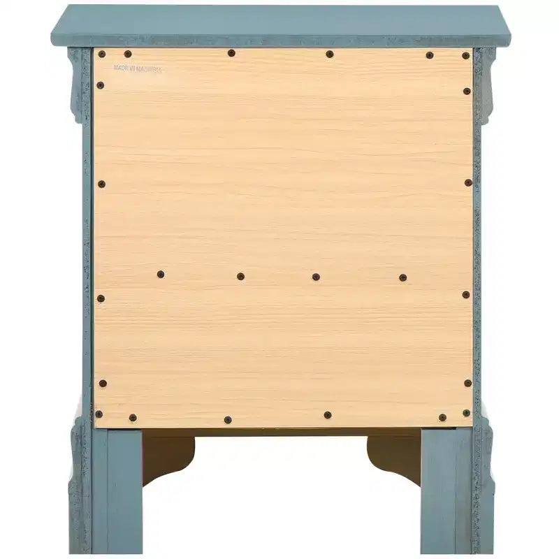 Table de chevet Louis Philippe à 2 tiroirs (61 cm H x 53 cm L x 41 cm P)