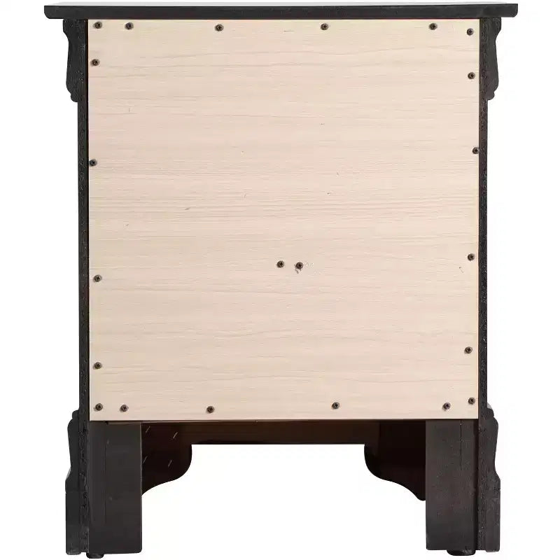 Table de chevet Louis Philippe à 2 tiroirs (61 cm H x 53 cm L x 41 cm P)