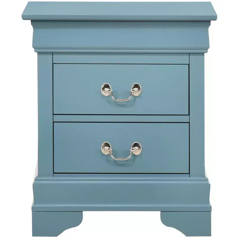 Louis Philippe 2-Drawer Nightstand (24 in. H X 21 in. W X 16 in. D)