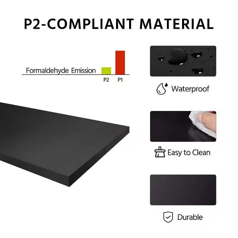 Table d'appoint à 3 tiroirs avec pieds en bois massif pour salon