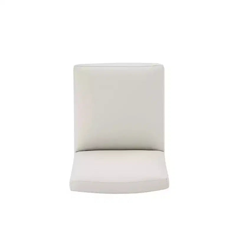 Lot de 2 chaises de salle à manger modernes carrées en similicuir Anna